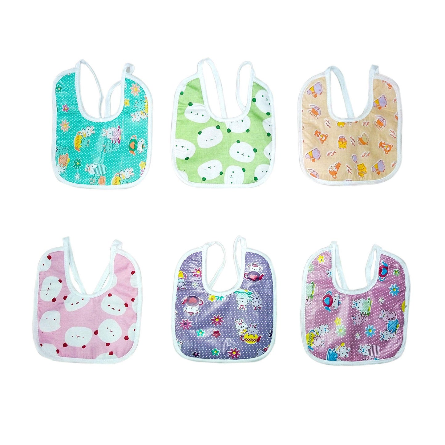 Cotton Assorted Pint Bibs