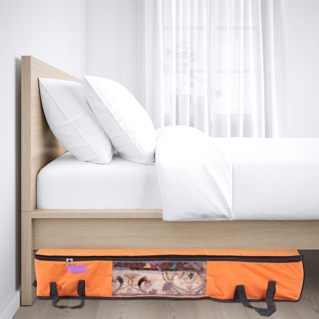 Storage Bag - Foldable Long Underbed Storage Bag Pack of 9