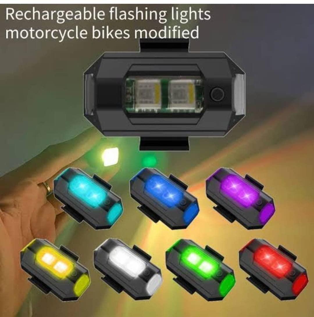 7 Colors Exterior Night Signal LED Light With USB (Pack Of 1)