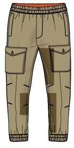 KRA Cotton Blend Solid Casual Jogger's