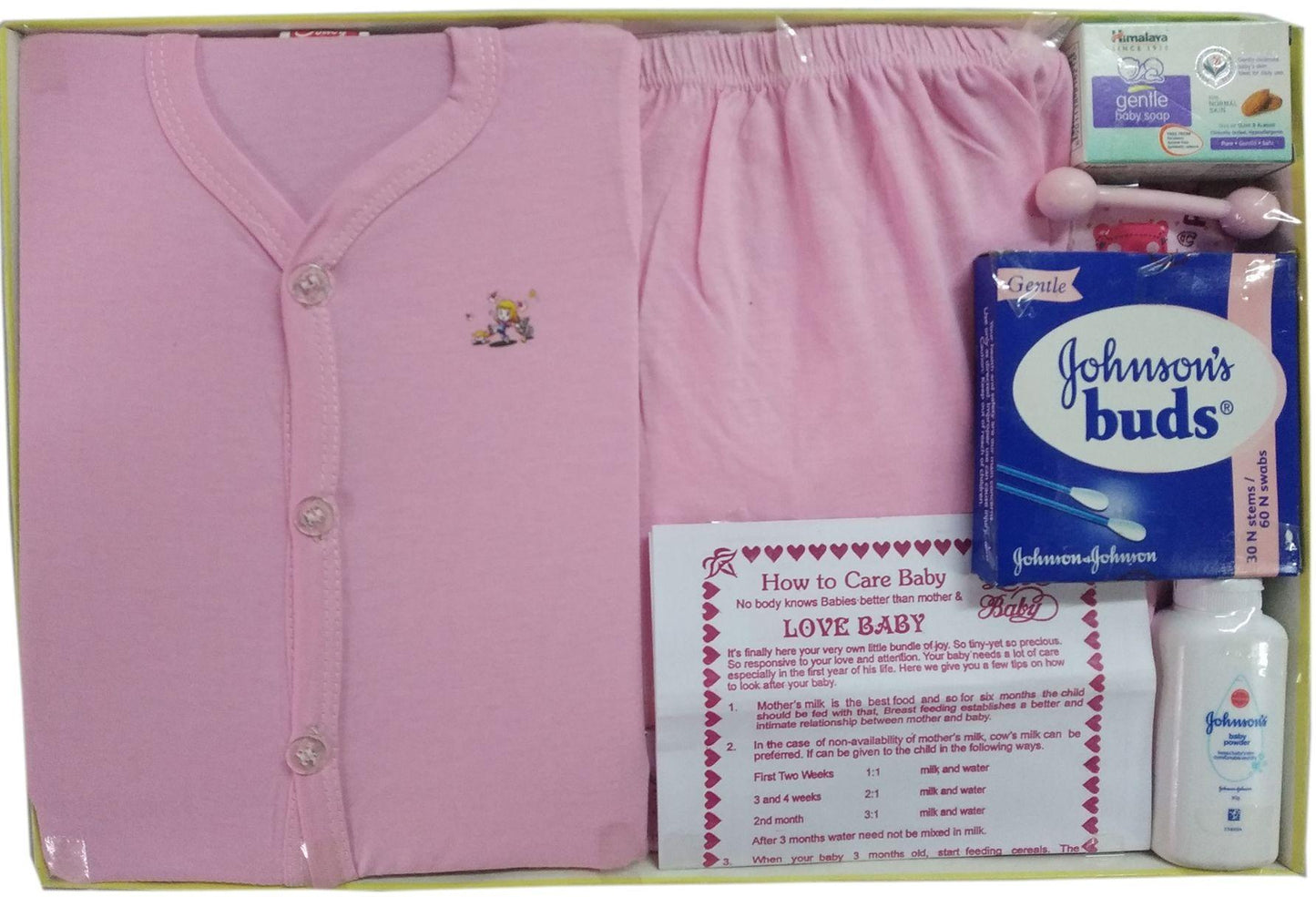 New Born Baby Gift Set Blue Child Care Pink