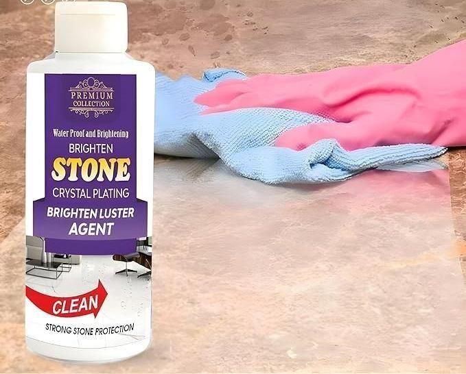 Stone Crystal Plating Agent For Floor Cleaner Liquid, 200ml (Buy 1 Get 1 Free)