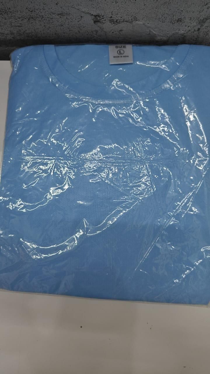 Men's Round Neck Polyester Casual T-shirt (Pack of 4)