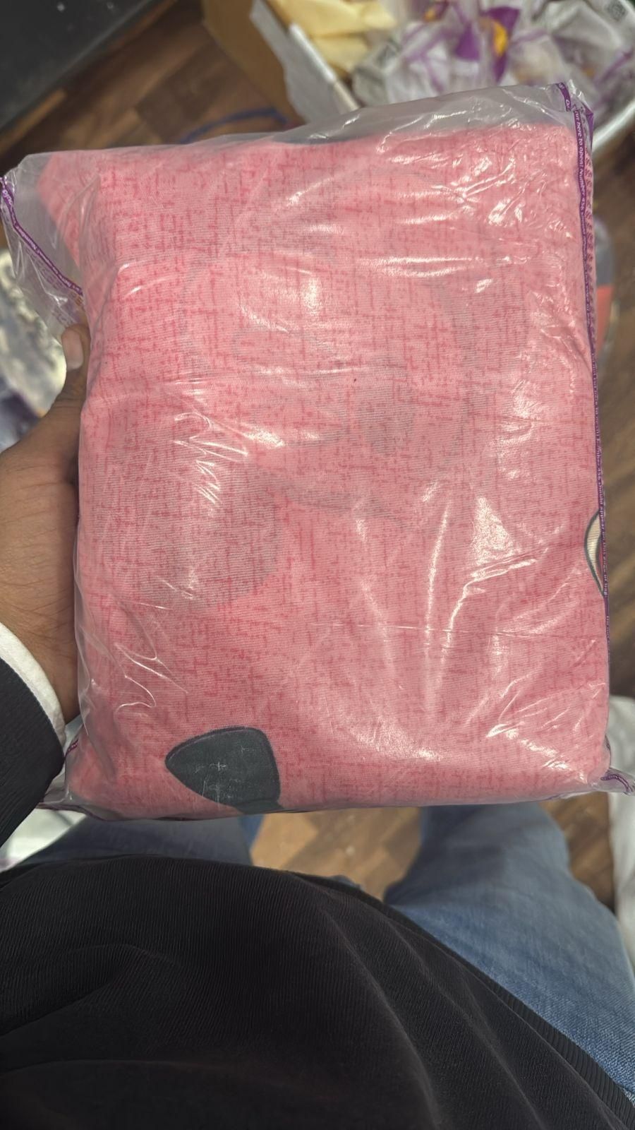 Round Elastic Fitted Double Bed Bedsheet