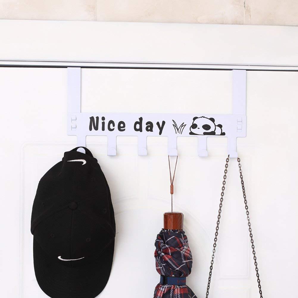 Hook Hanger-6 Hooks Hanger Over The Door Hook Hanger