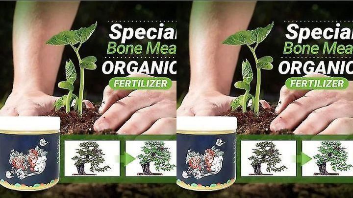 Special Bone Meal Organic Fertilizer, Promote The Growth Of Flowers And Fruits Pack of 2