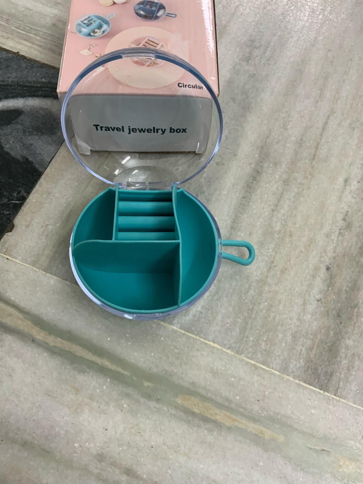 Jewelry Storage Box Organizer Small Travel Case