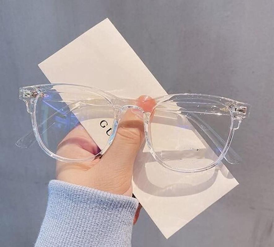 Unisex Clear Clear Cat-eye Sunglass