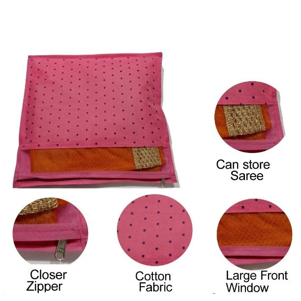 Polka Dots Saree Organizers (Pack of 12)