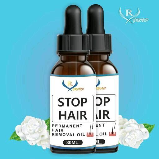 VR Group Stop Hair Permanent Hair Removal Oil (Pack of 2 )
