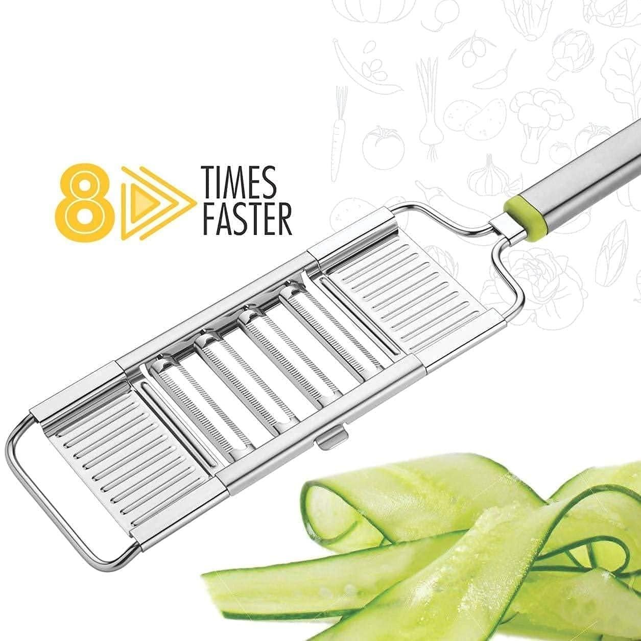 6 in 1 Stainless Steel Manual Vegetable Cutter