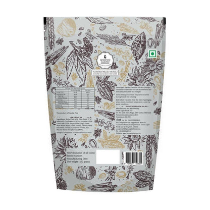 Monsoon Harvest Toasted Millet Muesli Roasted Cacao Bean and Raisin 250 Grams (Pack of 2)