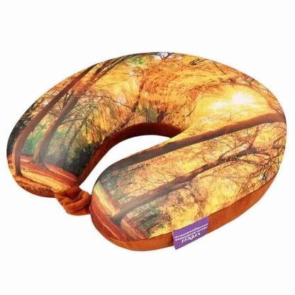 Neck Pillows - U Shape Printed Travel Neck Pillow