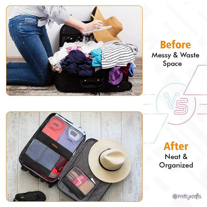 Packing Cubes Travel Accessories Covers Pouch Bag Suitcase Set of 3