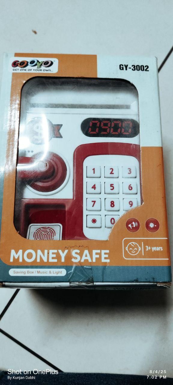 Money Bank for Kids with Fingerprint Sensor