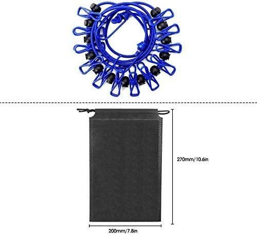 ravel Clothesline, Portable, Retractable and Adjustable Camping (Pack of 2)