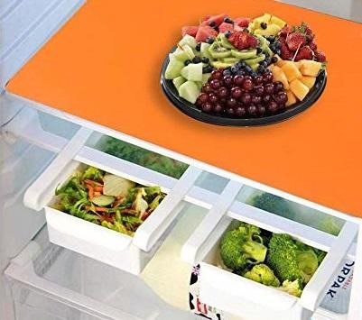 Fridge Mat- PVC Solid Fridge Mats(Pack of 3)