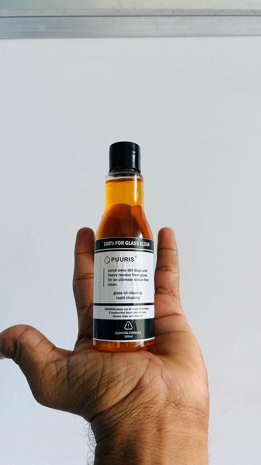 Glass Cleaning Agent Powerful Stain Remover 100ml