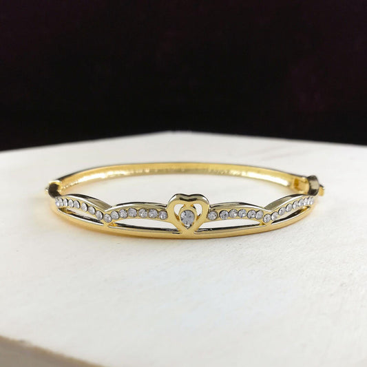 Edgy Gold Plated Bracelet