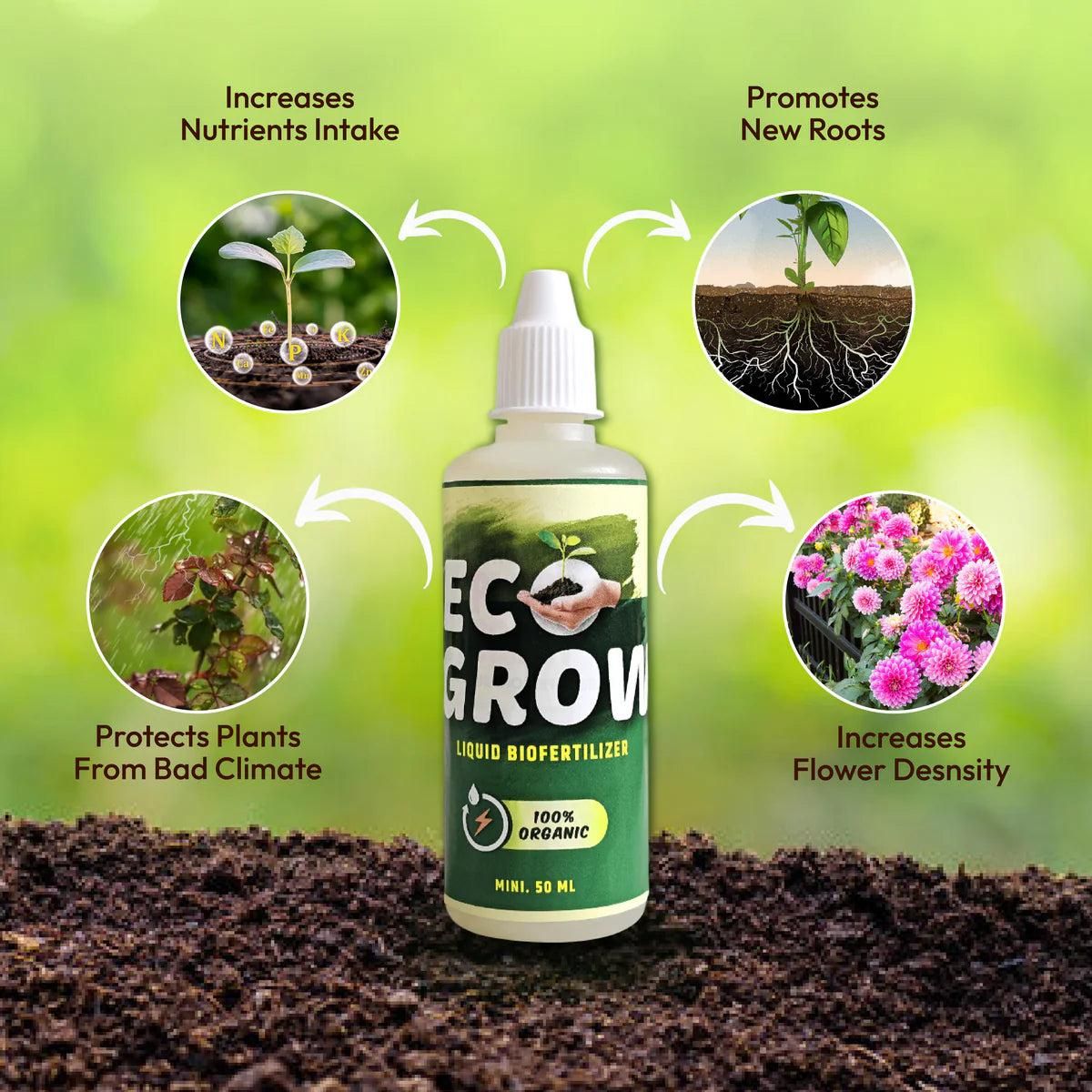Ecogrow 100% Organic Plant Boost Biofertilizer Buy 1 Get 2 Free