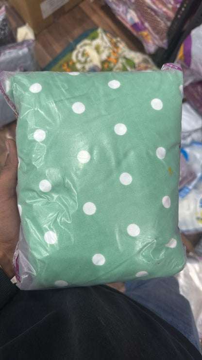 Round Elastic Fitted Double Bed Bedsheet