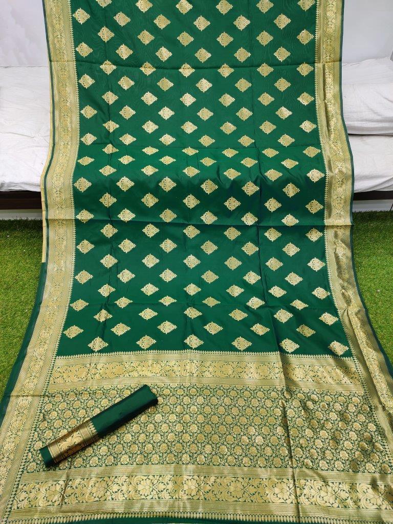 Delicate Cotton Silk Jacquard Work Saree