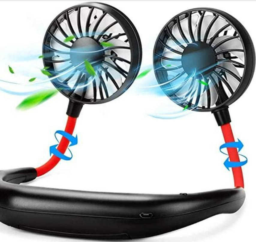 Neck Fan- Rechargeable Portable Neck Fan with 3 Level Fan Speed