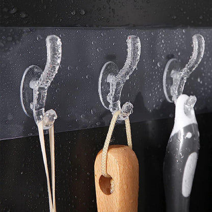Adhesive Wall Hook for Hanging Coat Hat Towel Purse  Door Hanger (Piece of 6)