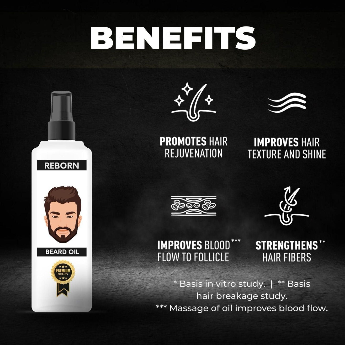 Reborn Beard Oil 100ml - Nourish and Revitalize Your Beard