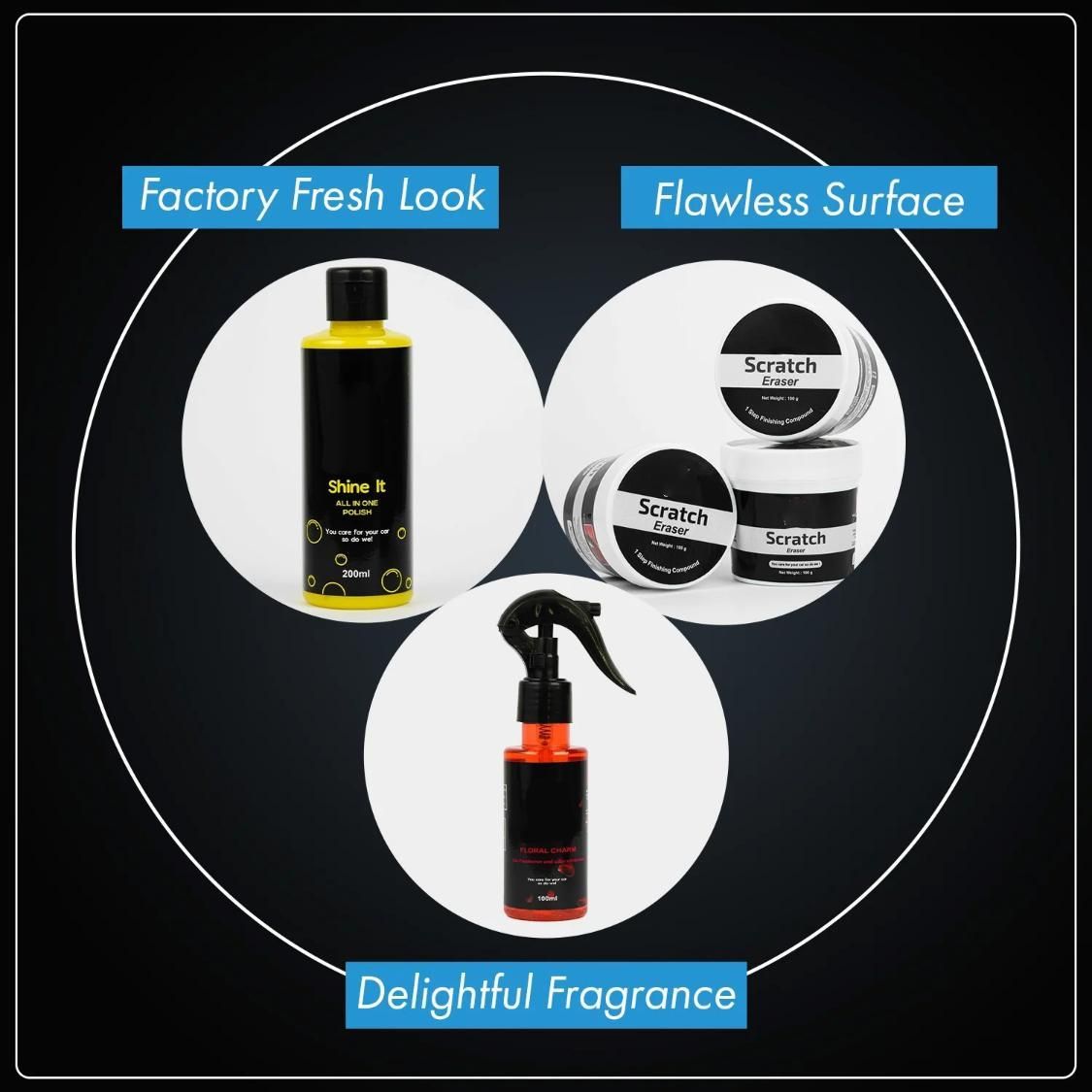 Complete Car Care Kit 200ml Each