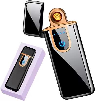 Metal flame Lighter USB Charging Cigrate Lighter Pocket Lighter