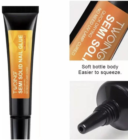 Quick Dry Nail Glue Pack of 2