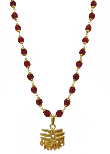 Luxurious Men's Gold Plated Pendant With Chain Vol 3