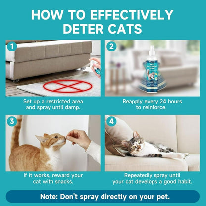 Pet Deterrent Spray 100ml Each (Pack of 2)