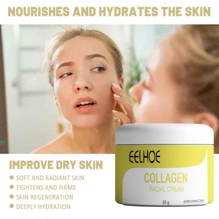 EELHOE Collagen Facial Cream 100grm Pack of 2