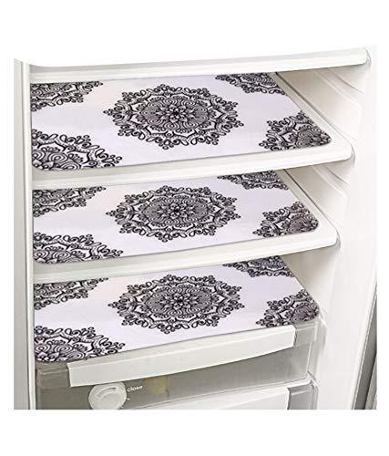 Fridge Mat- PVC Printed Fridge Mats(Pack of 3)