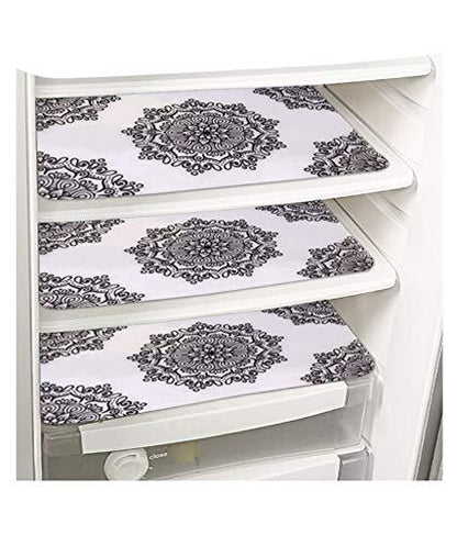 Fridge Mat- PVC Printed Fridge Mats(Pack of 3)