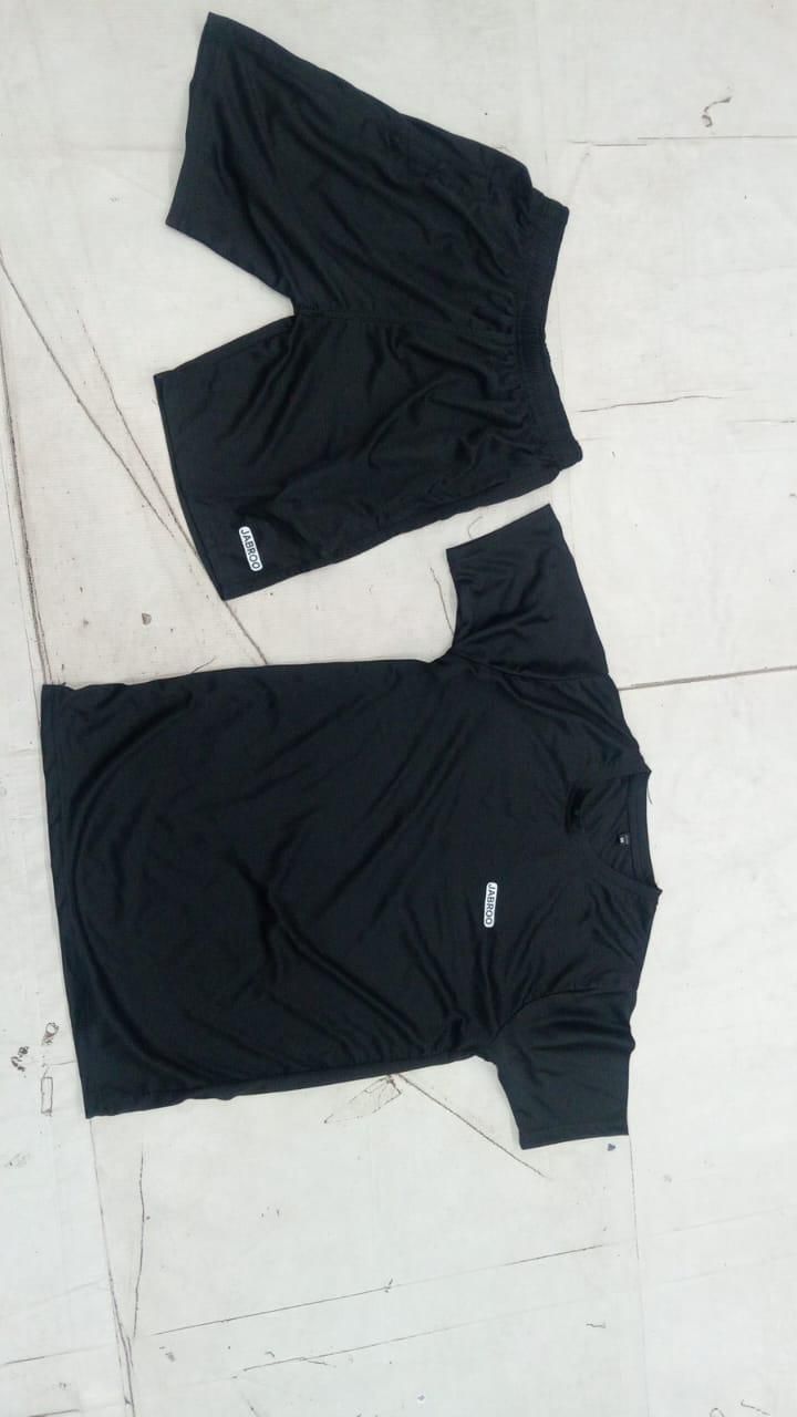 Solid Couple Co-Ord Set (T-Shirt & Shorts)