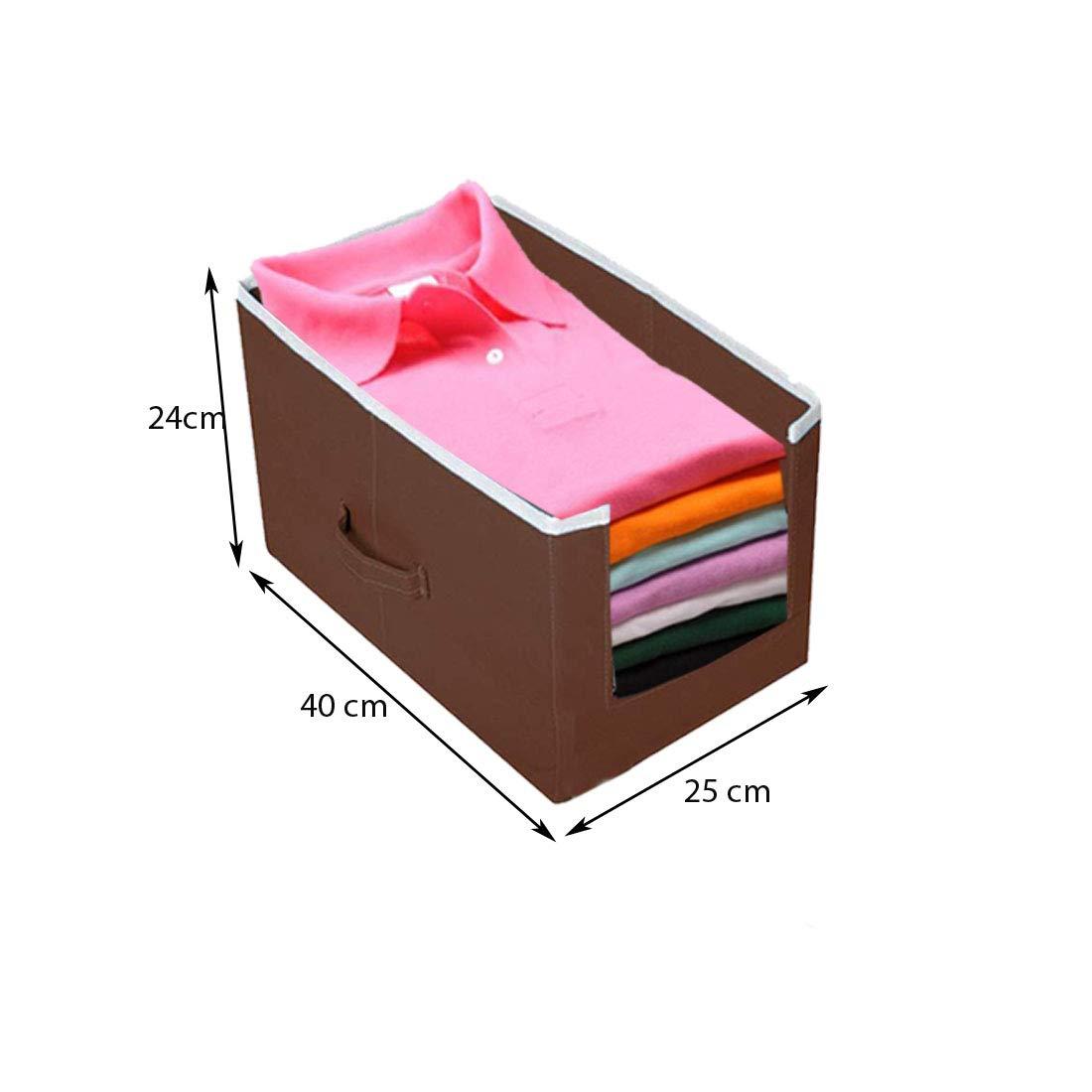 Closet Organizer-Foldable Shirts and Clothing Organizer Stackers(Pack of 3)