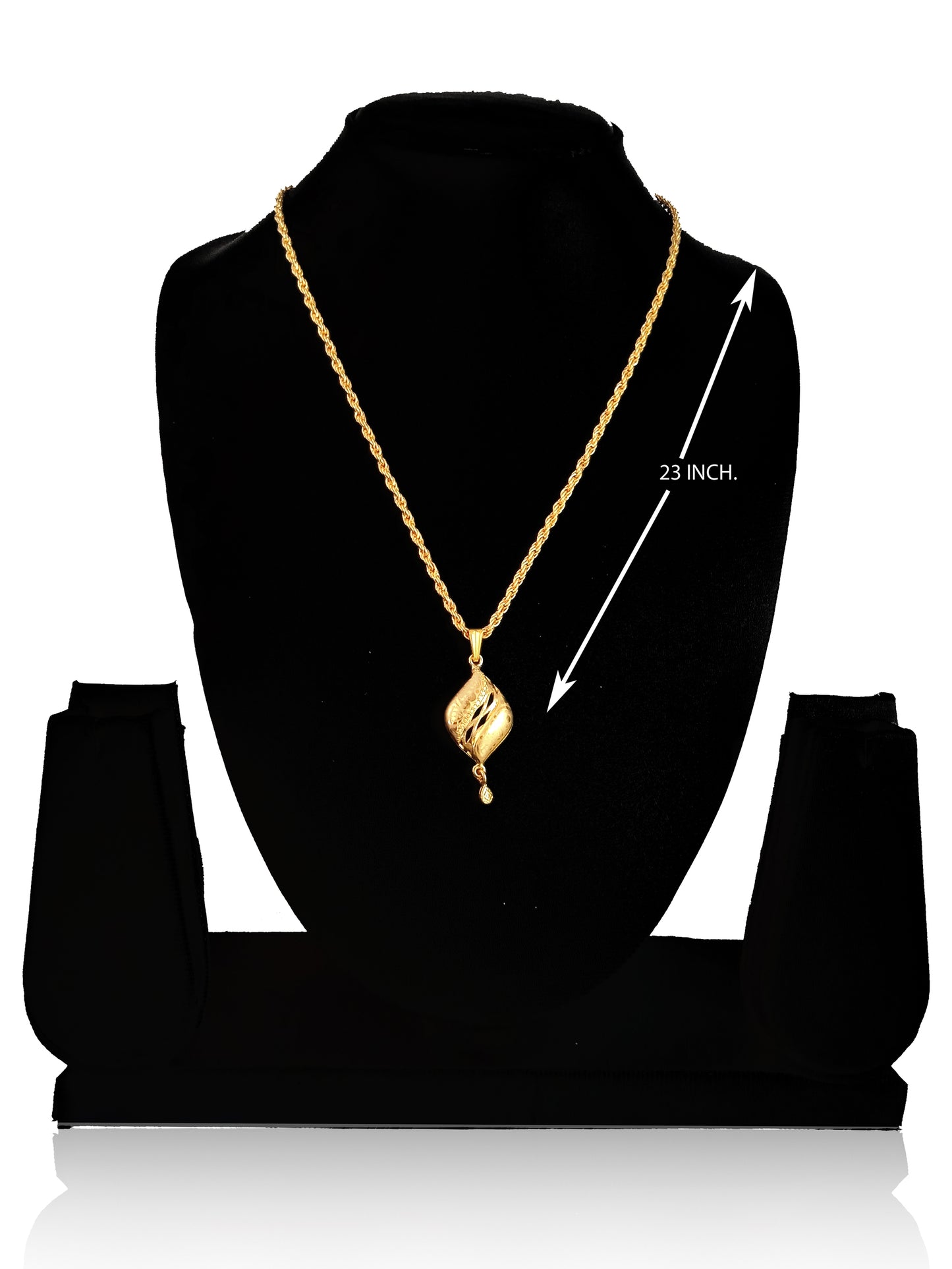 Luxurious Men's Gold Plated Pendant With Chain Vol 6