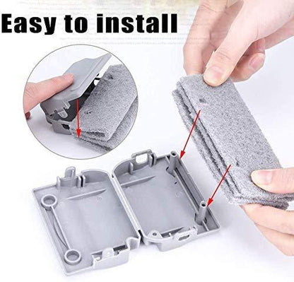 Brush-Multipurpose Hand-Held Window Groove Cleaning Brush(Pack of 3)