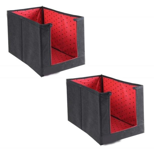 Closet Organizer-Foldable Shirts and Clothing Organizer Stackers(Pack of 2)