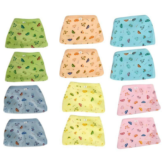 Kids Printed Nappy Set (Pack of 12)
