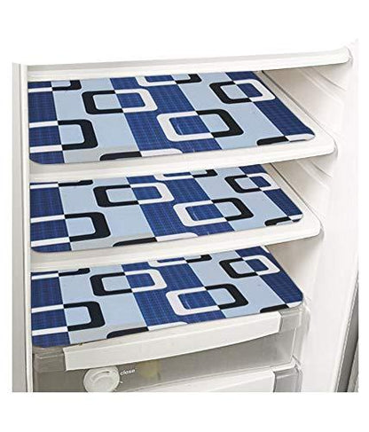 Fridge Mat- PVC Printed Fridge Mats(Pack of 3)