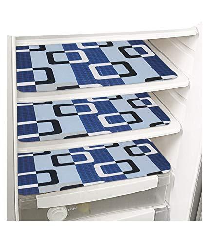 Fridge Mat- PVC Printed Fridge Mats(Pack of 3)