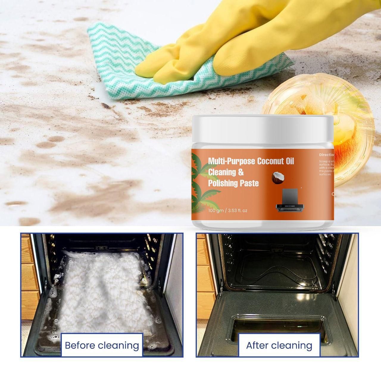 Coconut Oil Kitchen Cleaner Paste 100gram