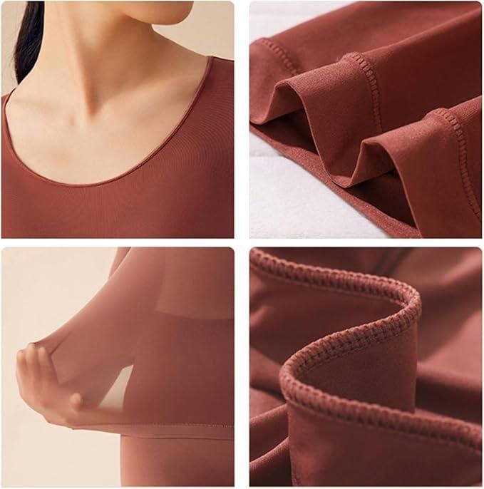 High Elastic Ultra-Thin Base Layer Thermal Inner Topwear Set of 2
