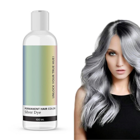 Permanent Hair Color Silver Dye Pack of 1