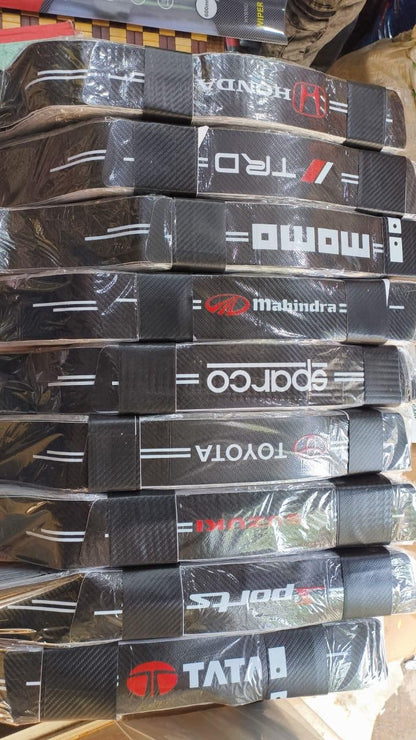 Emblaze - Carbon Fiber Door Sill Protector (Pack of 4)