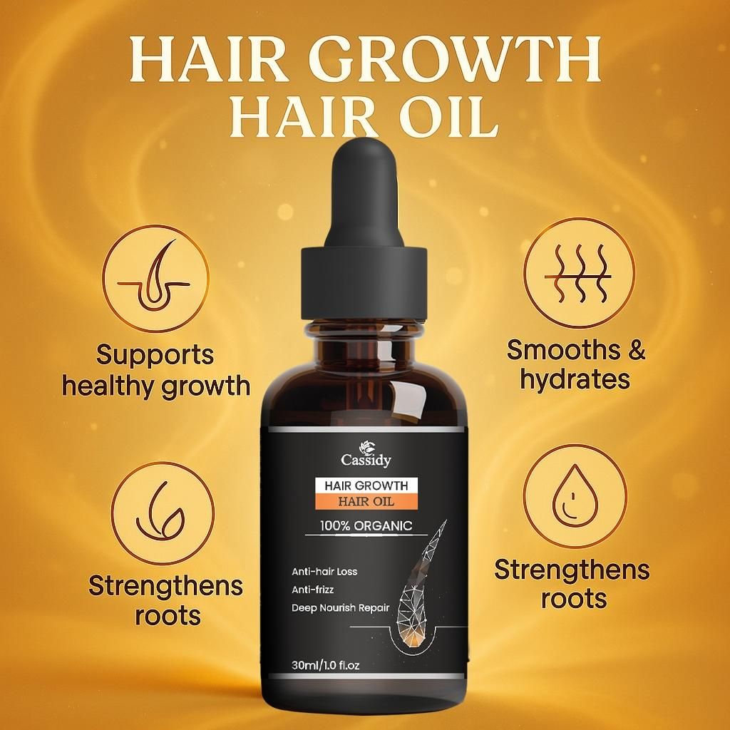 Cassidy Hair Growth Hair Oil 60ml Pack of 2